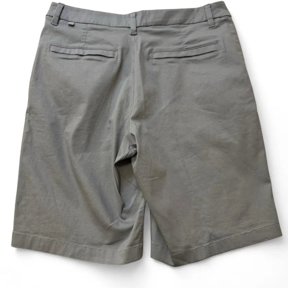 Lululemon Commission Short Qwick Oxford 11” Relaxed Fit Light Gray/Blue M7AKAS